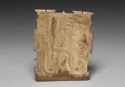 图片[2]-Jade insert with dragon-phoenix pattern, Western Zhou dynasty (1046-771 BCE)-China Archive